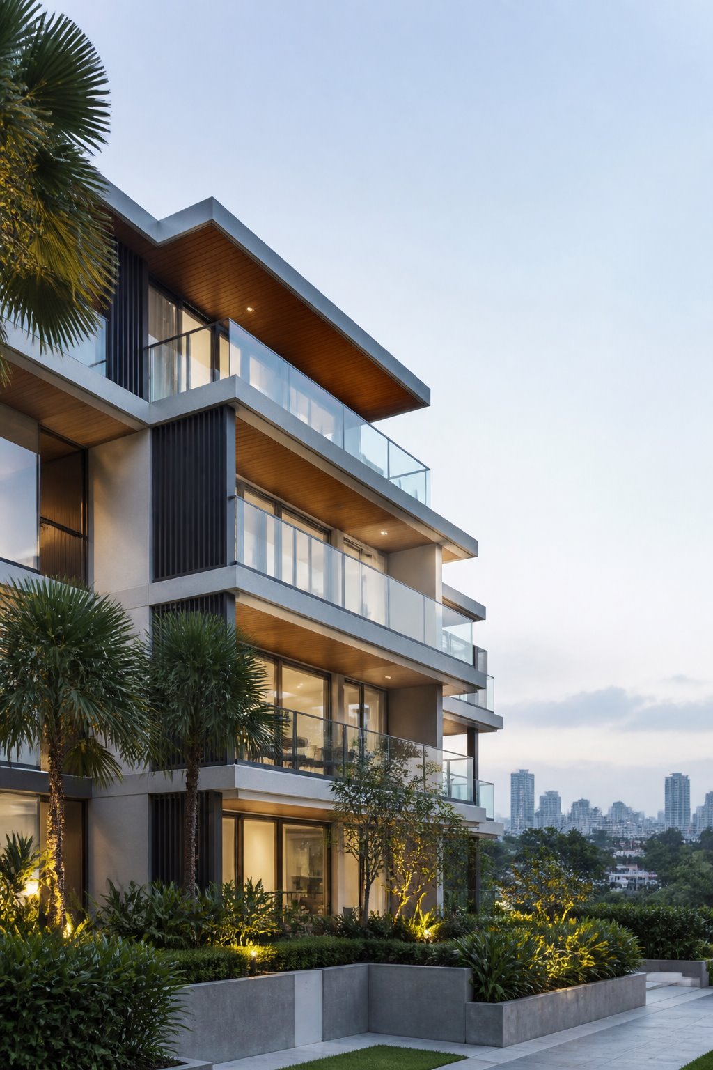 Contemporary residential property